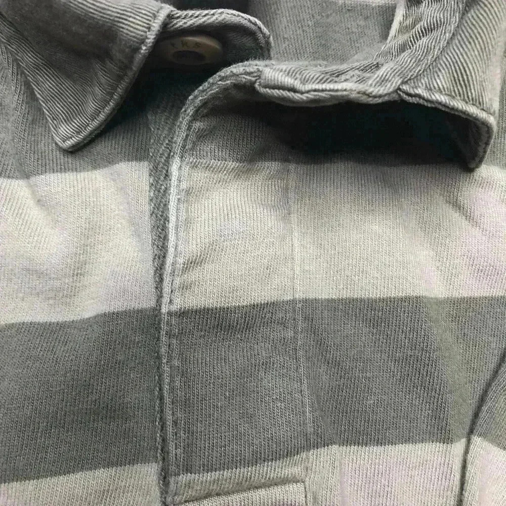 TKS Long Sleeved Polo Shirt Green And Grey Size 4T - Picture 2 of 16